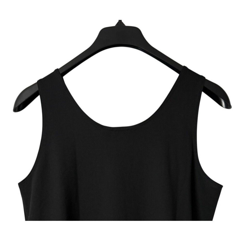 NWT Chicos Womens Microfiber Contemporary Black Tank Top Blouse Shirt 3 (XL) - Picture 8 of 8